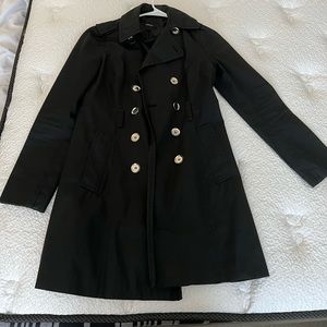 Express Black Stylish Trenchcoat